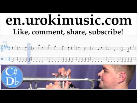 How to Play Trumpet The Chainsmokers & Coldplay - Something Just Like This Tabs Part#1 exercises,