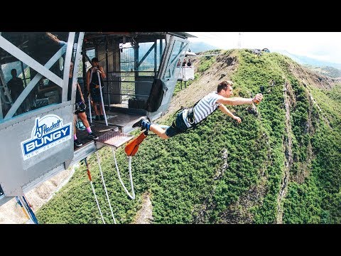 HIGHEST bungy jump in NZ: The Nevis | REBELZ LOG 36