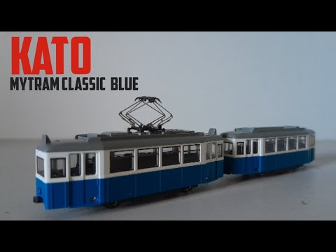 kato 14-806-1 MyTRAM Classic BLUE unboxing & review