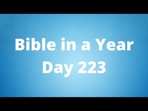 Bible in a Year (Augustine Institute) - Day 223