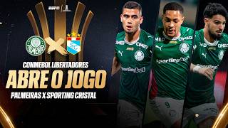 PALMEIRAS X SPORTING CRISTAL AO VIVO DO ALLIANZ PARQUE: LIBERTADORES ABRE O JOGO