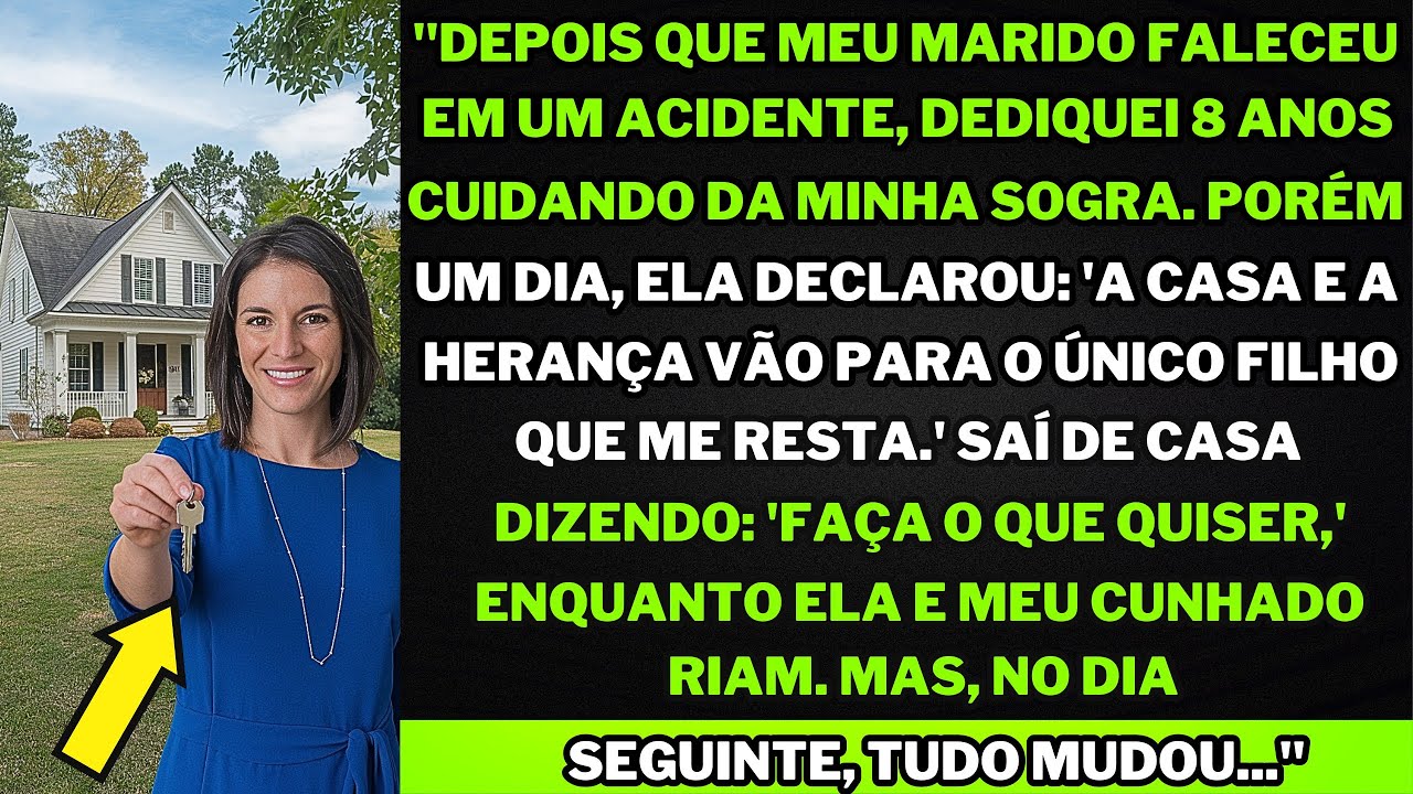 Cuidei sozinha da minha sogra, mas ela decidiu deixar tudo para meu cunhado Então, tomei uma decisão