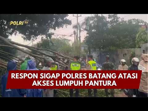 PRESISI UPDATE :  RESPON SIGAP POLRES BATANG ATASI AKSES LUMPUH PANTURA 07/03/20226 (16.30)