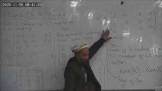 EM 6 - Some theorems to determine rank of matrix and linear independence of vectors