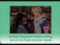 Glee - Summer Nights (Lyrics)