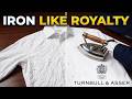 How To Iron A Shirt Like King Charles From The Royal Shirtmakers Turnbullandasserofficial