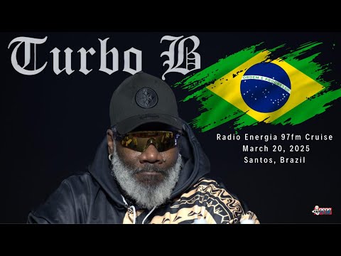 Turbo B of SNAP! - Radio Energia 97fm Cruise - Santos Brazil - March 20, 2025
