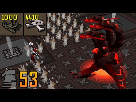 Alchemical Hydra: The First 500 - OSRS Ironman #53 | noobledooble