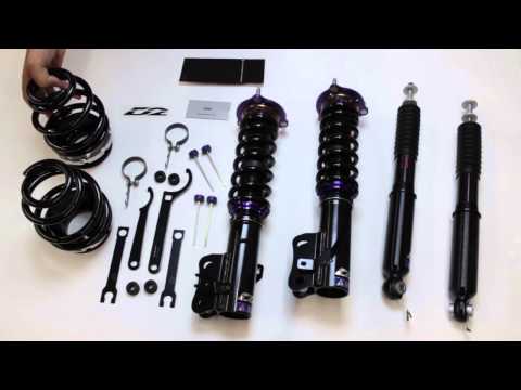 D2 Racing RS Coilovers for 2014 Civic Si Differences and Unboxing Review