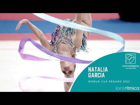 Natalia Garcia (cinta/ribbon) - World Cup Pesaro 2021