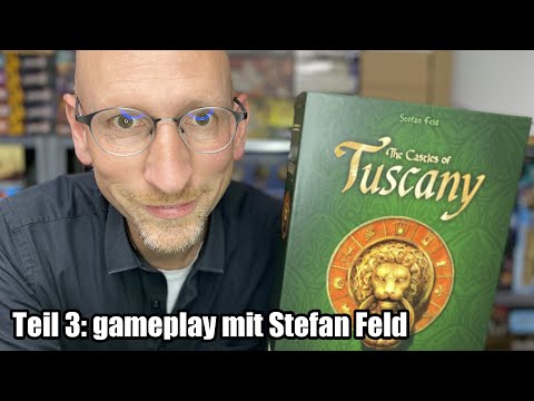 The Castles of Tuscany (alea / Ravensburger) - ab 10 Jahre - Teil 3 - gameplay  mit Stefan Feld