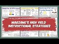 Marzano's High Yield Instructional Strategies