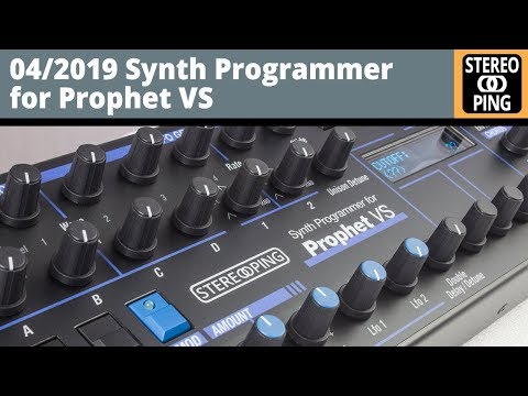 Synth Programmer for Prophet VS