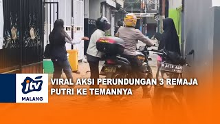 Download lagu VIRAL AKSI PERUNDUNGAN 3 REMAJA PUTRI KE TEMANNYA | JTV MALANG mp3