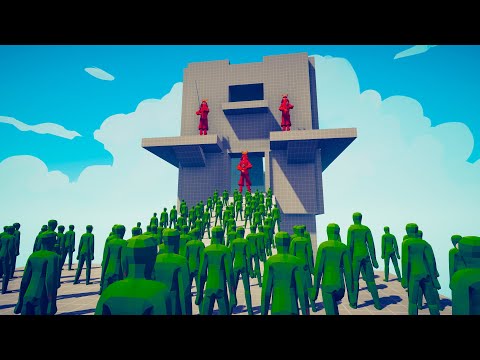 100x Zombie Attacking a Tower ► TABS UNIT CREATOR - Totally Accurate Battle Simulator