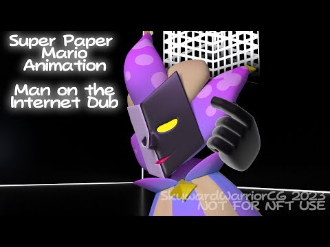 Super Paper Mario Animation- Man on the Internet Dimentio Cutscene Dub