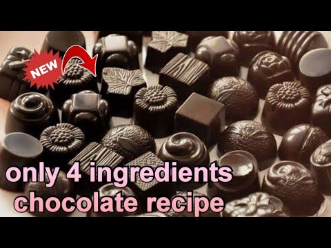 Homemade Chocolate Recipe With 4 Ingredients | How To Make Homemade Chocolate .