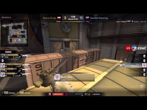 ESWC 2016 PGW CSGO : 1/8 - Sferis Pride vs Gambit Gaming - Part 1