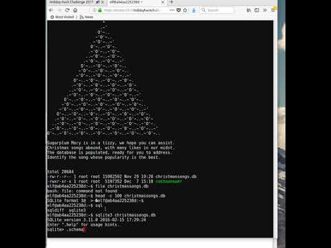 SANS Holiday Hack 2017  songs-Terminal 6 of 8