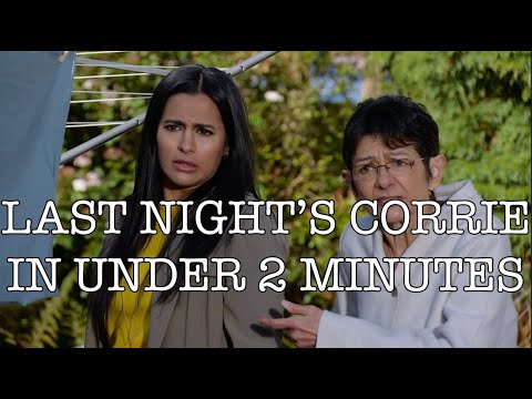 Last Night's Corrie in Under Four Minutes - 5 June 2023
