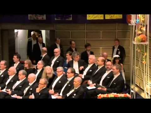 2014 Nobel Prize: Arrival of the Royal Family and Laureates.