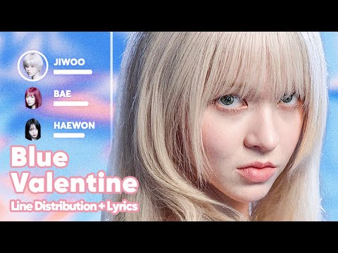 NMIXX - Blue Valentine (Line Distribution + Lyrics Karaoke) PATREON REQUESTED