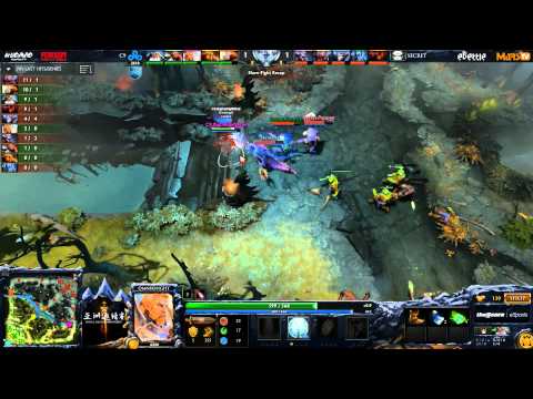 [EPIC] Secret vs Cloud 9 - Game 3 (Dota 2 Asia Championships) - GoDz & WinteR