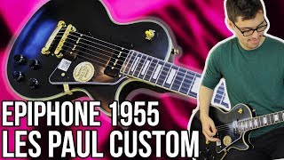 Video thumbnail for Epiphone "1955" Les Paul Custom Demo/Review || The Epiphone With the Most Personality?! by Agufish