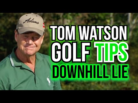 HOW TO HIT THE MOST DIFFICULT CHIP SHOT (the downhill lie chip) | Legend Tom Watson