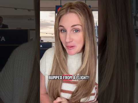 Never leave if you were bumped from a ✈️ hack #travelhacks #travelsmart