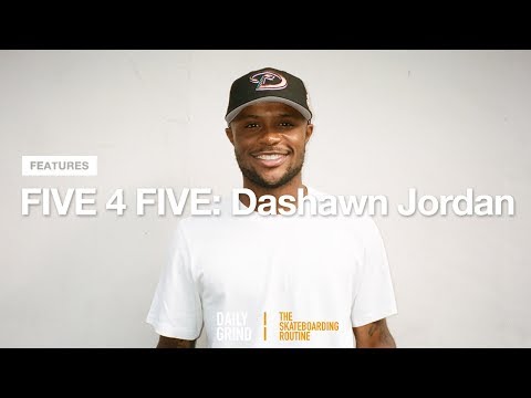 FIVE 4 FIVE: Dashawn Jordan (다션 조단) [데일리그라인드 스케이트보드 매거진]