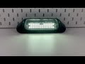 LED svetlo nástenné - 48W biele / 10-30V / R10, R23 (231x46x54mm) - Video Youtube