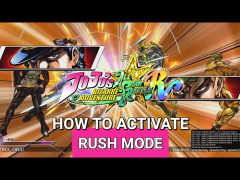 How to Activate RUSH MODE - Jojo's Bizarre Adventure: All-Star Battle R [PS5/Xbox/PC]