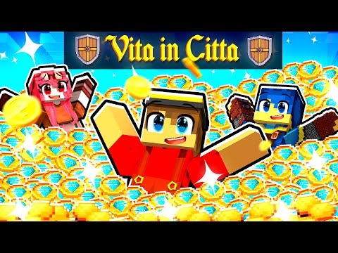 THE FIRST DIAMOND COIN!! - CITY LIFE 2 Minecraft ITA