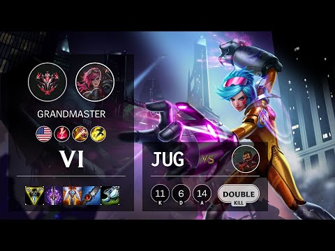 Vi Jungle vs Graves - NA Grandmaster Patch 10.16