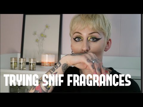 TRYING SNIF FRAGRANCES