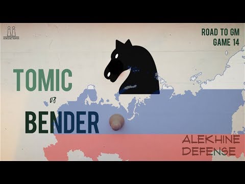 An aggressive setup against the Alekhine ⎸Road to GM, Game 14