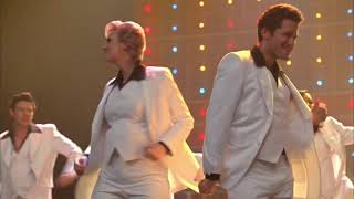 Glee - Stayin&#39; Alive full performance HD (Official Music Video)