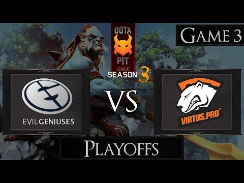 Dota 2 Evil Geniuses vs Virtus.Pro | Dota PIT Season 3