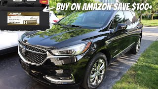 How to Replace Battery on 2018-2024 Buick Enclave & Chevy Traverse | 5 Random Service Engine Codes?