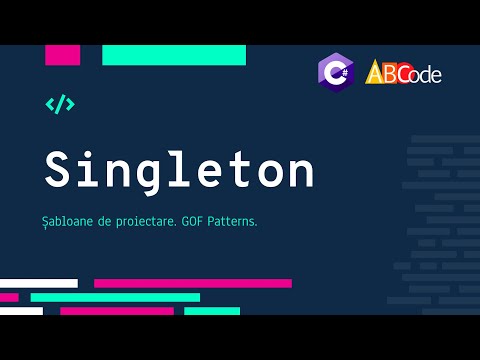 Singleton. Sabloane GOF. Design Patterns [Romana]