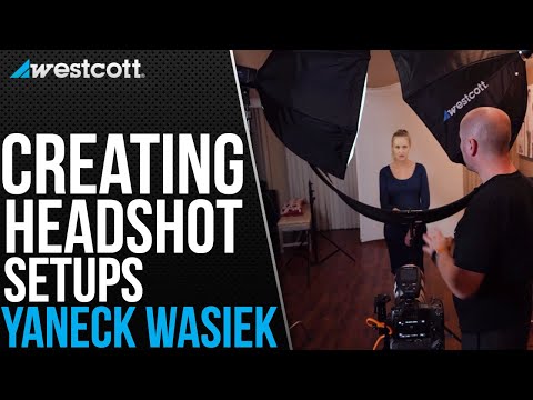 How to Create Headshot and Portrait Setups with Yaneck Wasiek