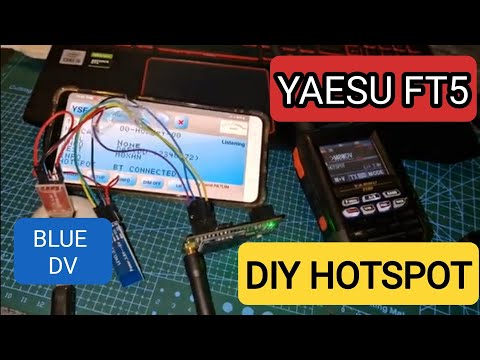 DIY-Bluetooth Hotspot Blue DV MMDVM, FT5D Fusion