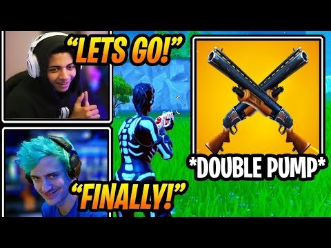10 Minutes Du Fortnite D Avant Saison 0 Double Pompe Ancienne - les streameurs montre et reagir a nouveau double pompe fortnite best and