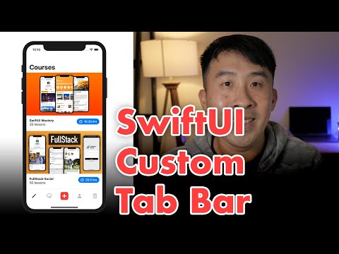 SwiftUI How to create Custom Tab View with Tab Bar thumbnail