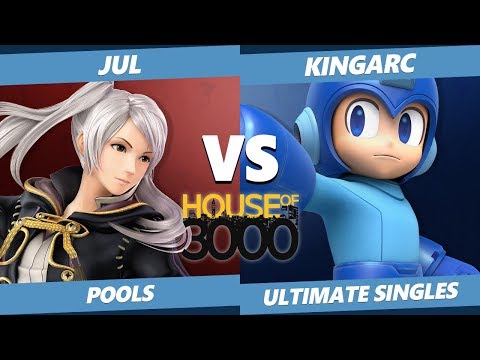 Smash Ultimate Tournament - Jul (Robin) Vs. KingArc (Mega Man) SSBU Xeno 154 Pools