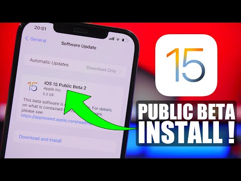 iOS 15 Public Beta Released - How to Install It !