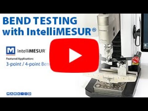 Bend Testing with IntelliMESUR® Force Measurement Software