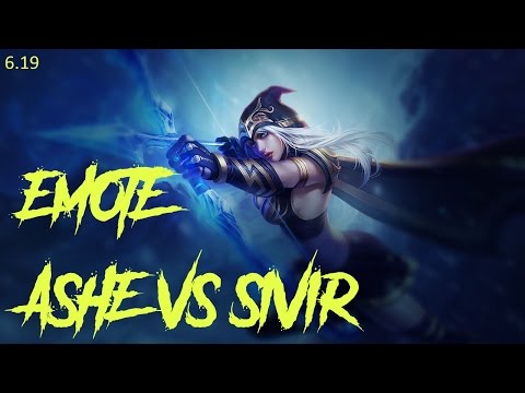 Emote Ashe vs Sivir ADC [Patch 6.19]