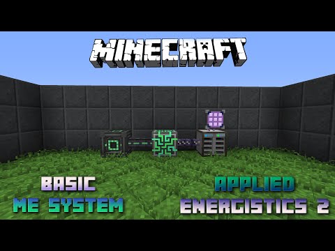 Basic ME System 📀 Items einfach einlagern 📀 Minecraft Applied Energistics Tutorial 📀 Deutsch